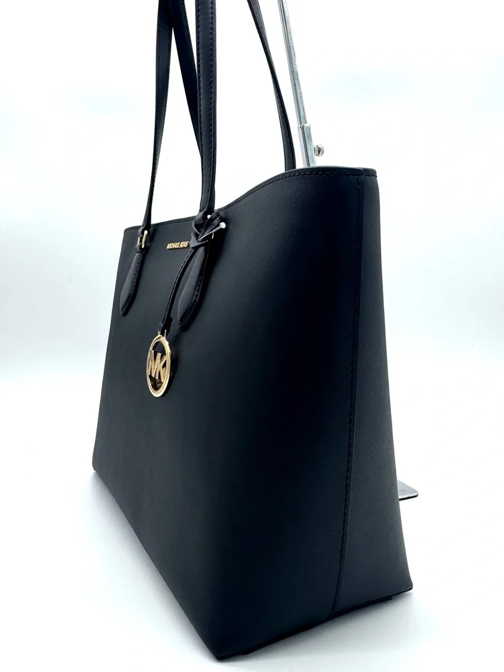 Michael Kors Bag Large Sheila Mf Tote Bag Black/Gold